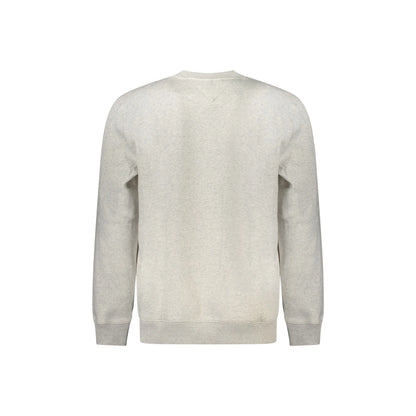 Tommy Hilfiger Felpa Uomo Grigia Girocollo Felpata Logo Felpe grigio - vista 2