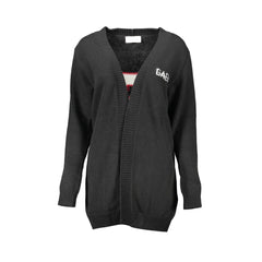 Gaelle Paris Maglia Cardigan Donna Nero Ricamo