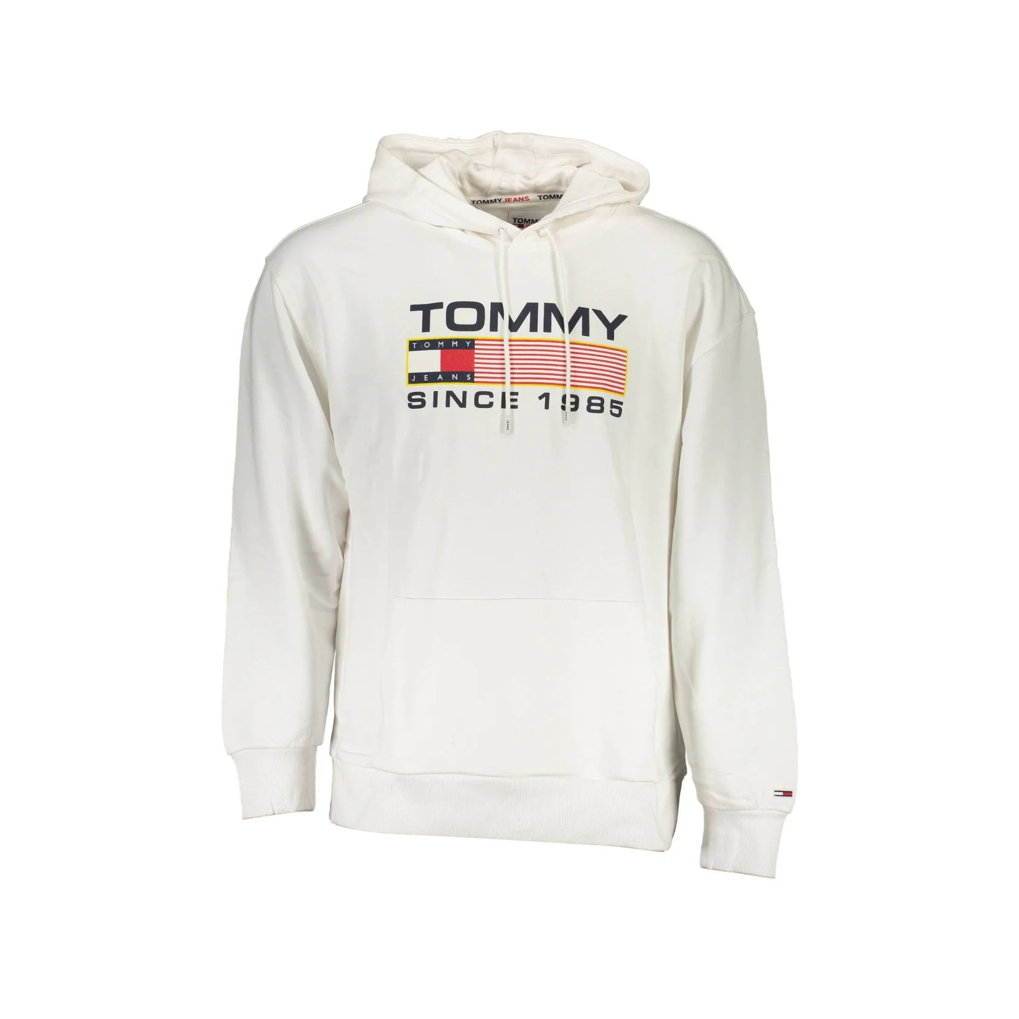TOMMY HILFIGER FELPA SENZA ZIP UOMO BIANCO
