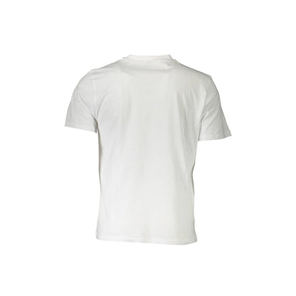 North Sails T-Shirt Uomo Bianca Maniche Corte Stampa Logo bianco - vista 2