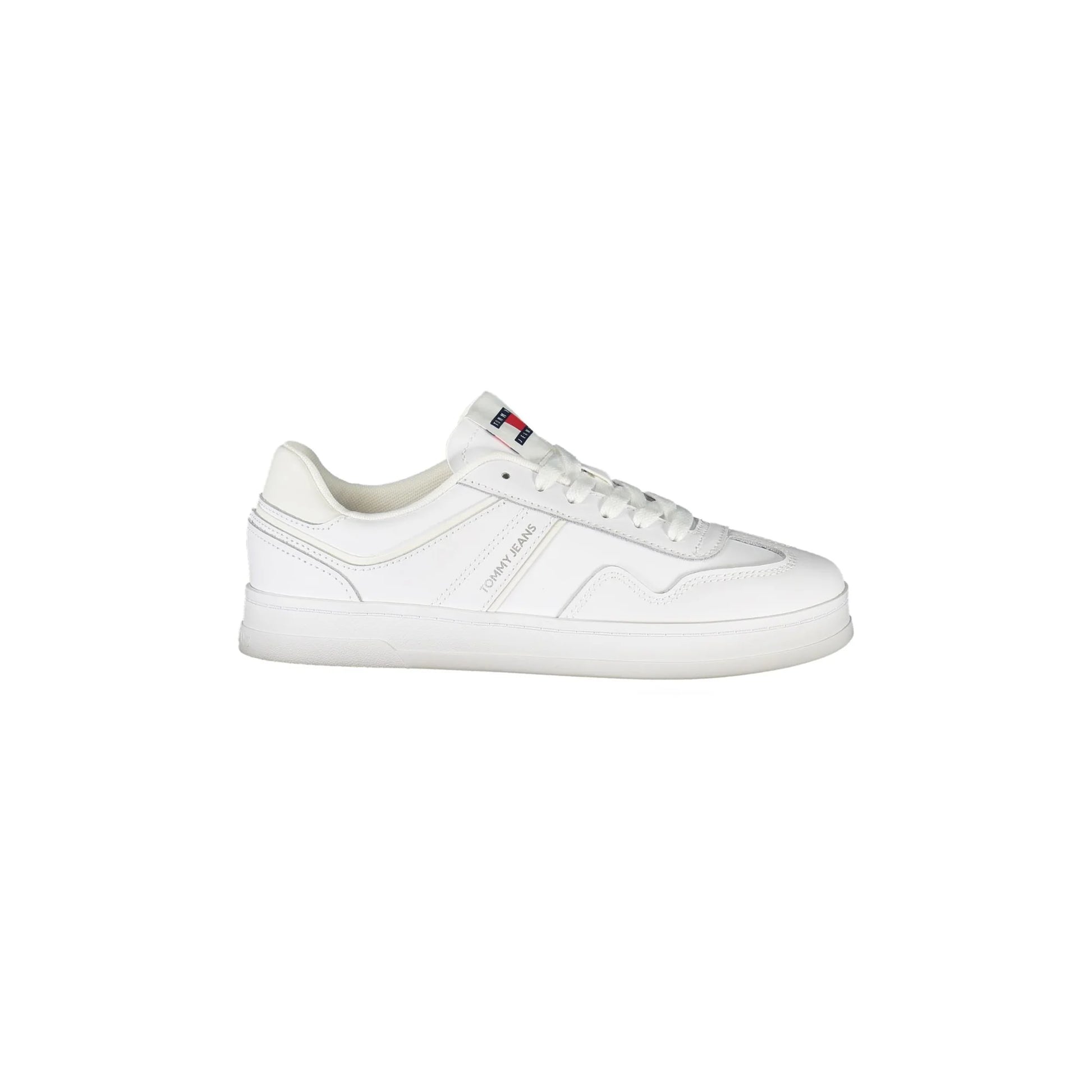 TOMMY HILFIGER Scarpe Sneakers Donna Bianche con Dettagli Ton sur Ton Bianco - foto prodotto