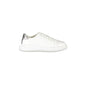CALVIN KLEIN Scarpe Sneakers Donna Bianche con Dettagli a Contrasto Bianco - foto prodotto