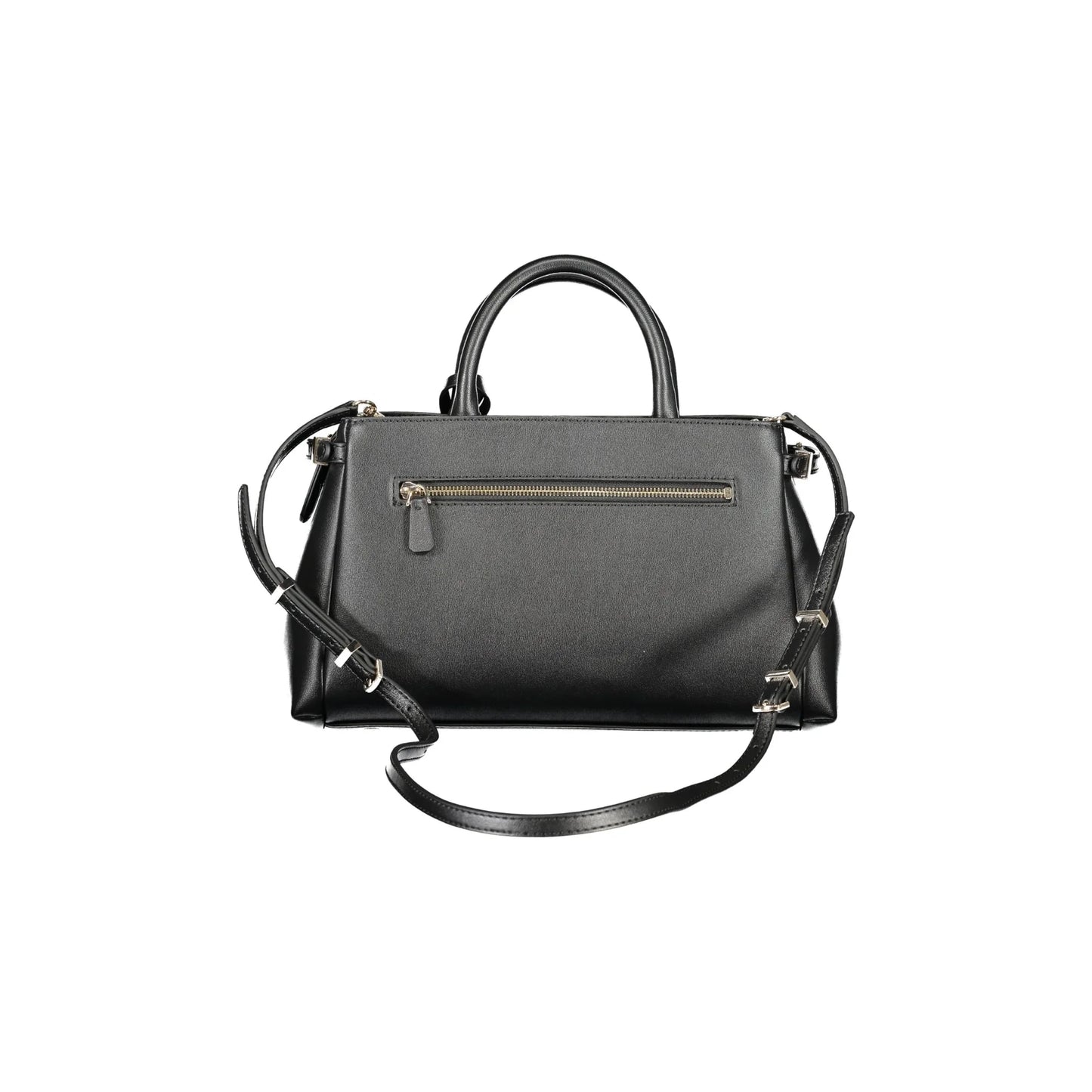 Guess Jeans Borsa a Tracolla Donna Nera Dettagli a Contrasto Borse nero - vista 2