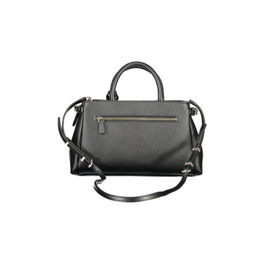 Guess Jeans Borsa a Tracolla Donna Nera Dettagli a Contrasto Borse nero - vista 2