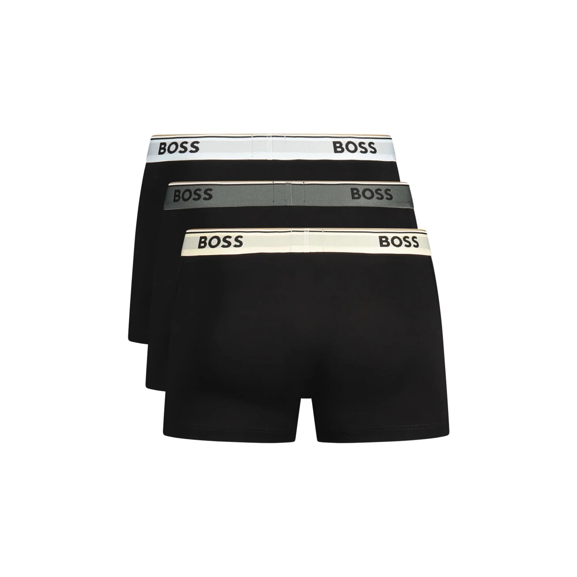 Boss Boxer Uomo Nero Stampa Logo Intimo - vista 2