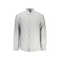 Tommy Hilfiger Camicia Maniche Lunghe Uomo Grigia Ricamo Camicie Grigio - foto prodotto