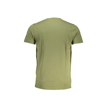 Cavalli Class T-Shirt Maniche Corte Uomo Verde Stampa - vista 2