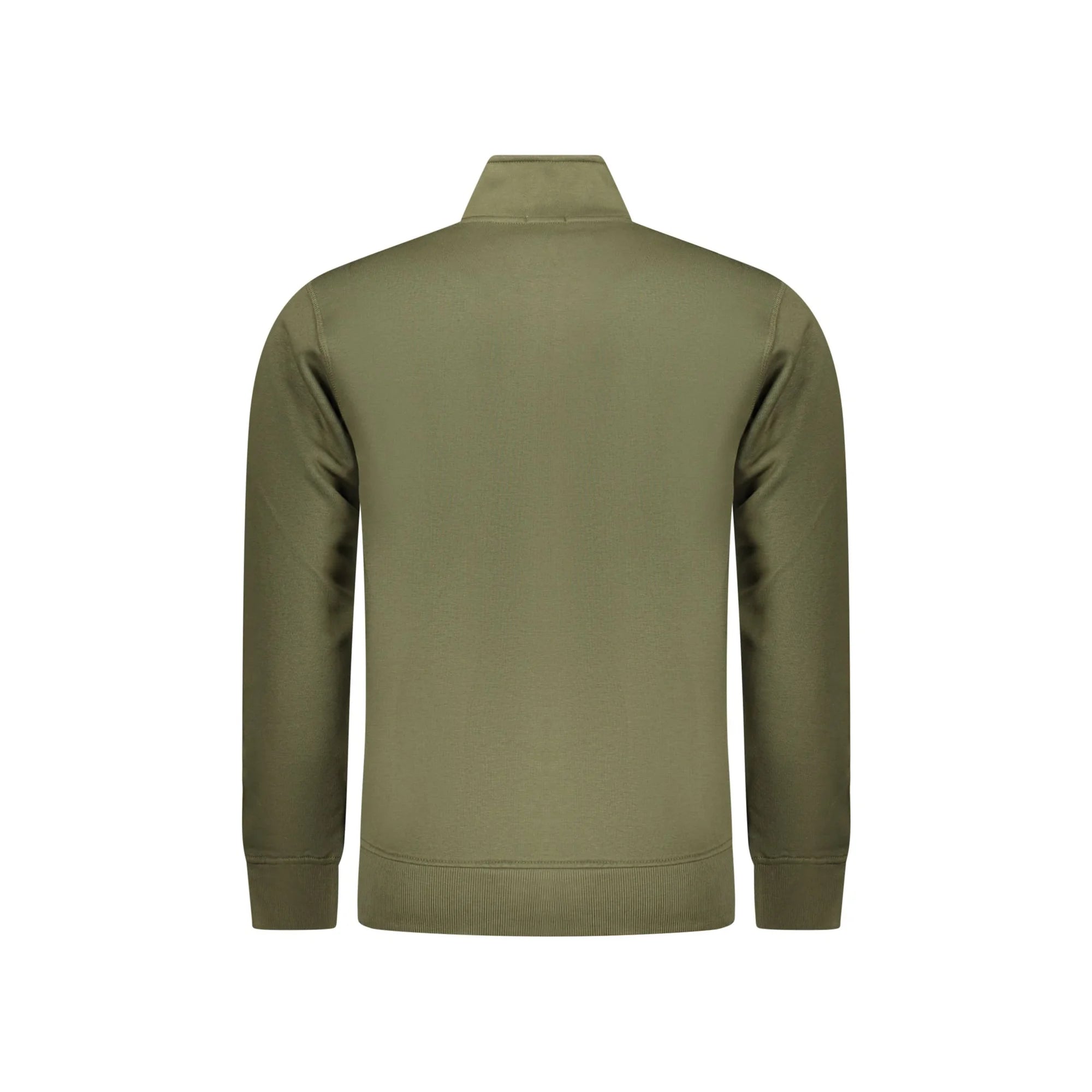 RIFLE FELPA CON ZIP UOMO VERDE