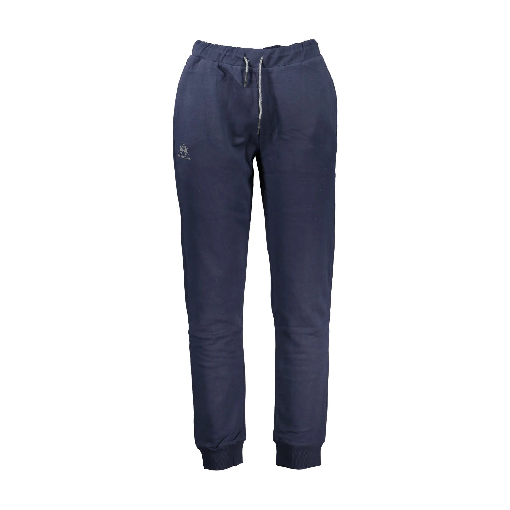 La Martina Pantaloni Uomo Blu Stampa Logo - foto prodotto