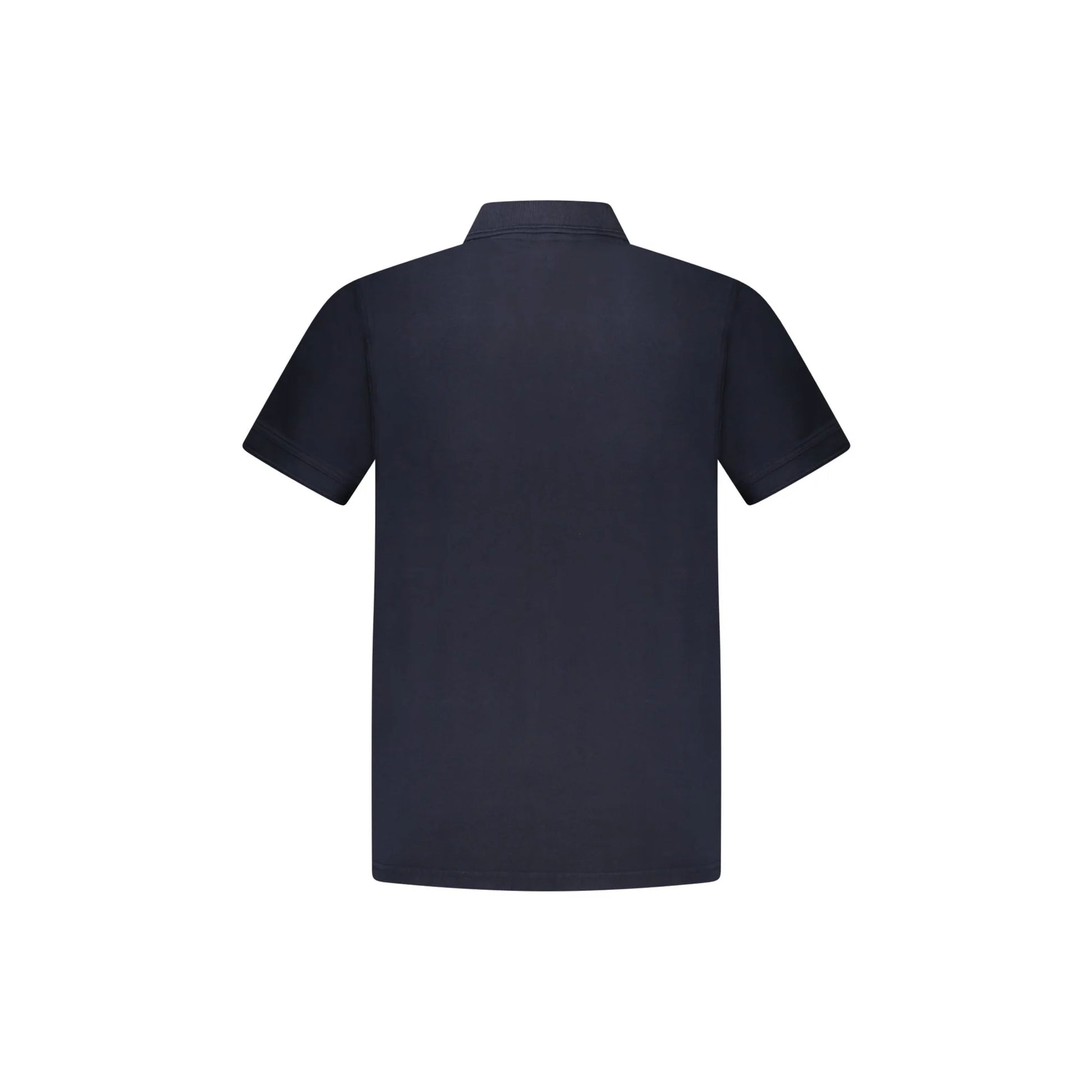 Boss Polo Maniche Corte Uomo Blu Stampa Logo - vista 2