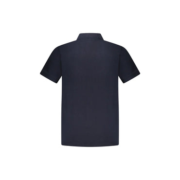 Boss Polo Maniche Corte Uomo Blu Stampa Logo - vista 2