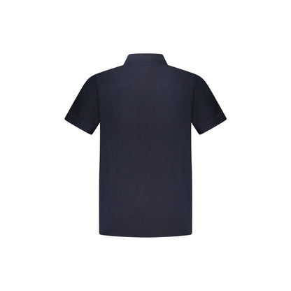 Boss Polo Maniche Corte Uomo Blu Stampa Logo - vista 2