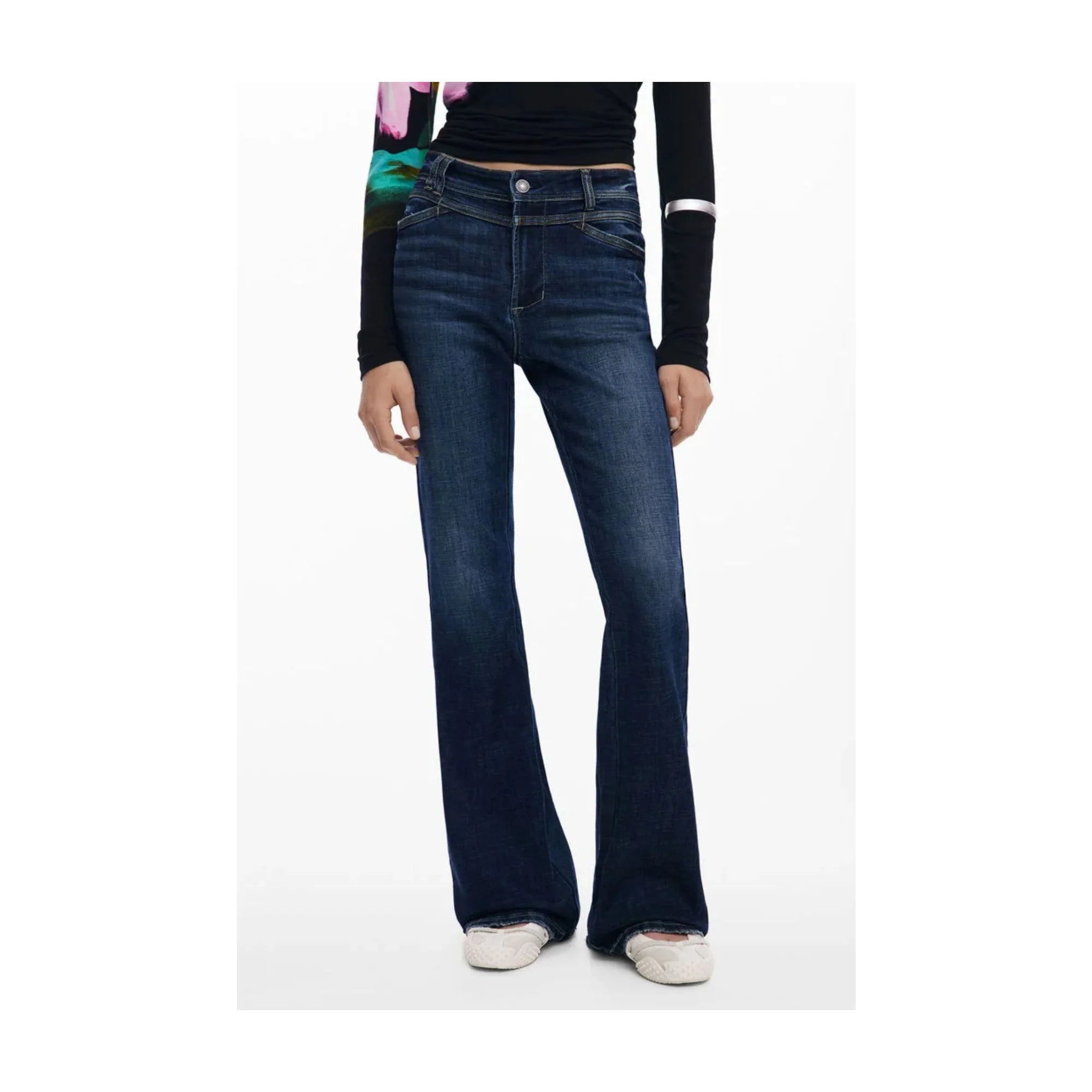 DESIGUAL JEANS DENIM DONNA BLU
