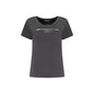 Freddy T-Shirt Maniche Corte Donna Nera Applicazione Strass Nero - foto prodotto
