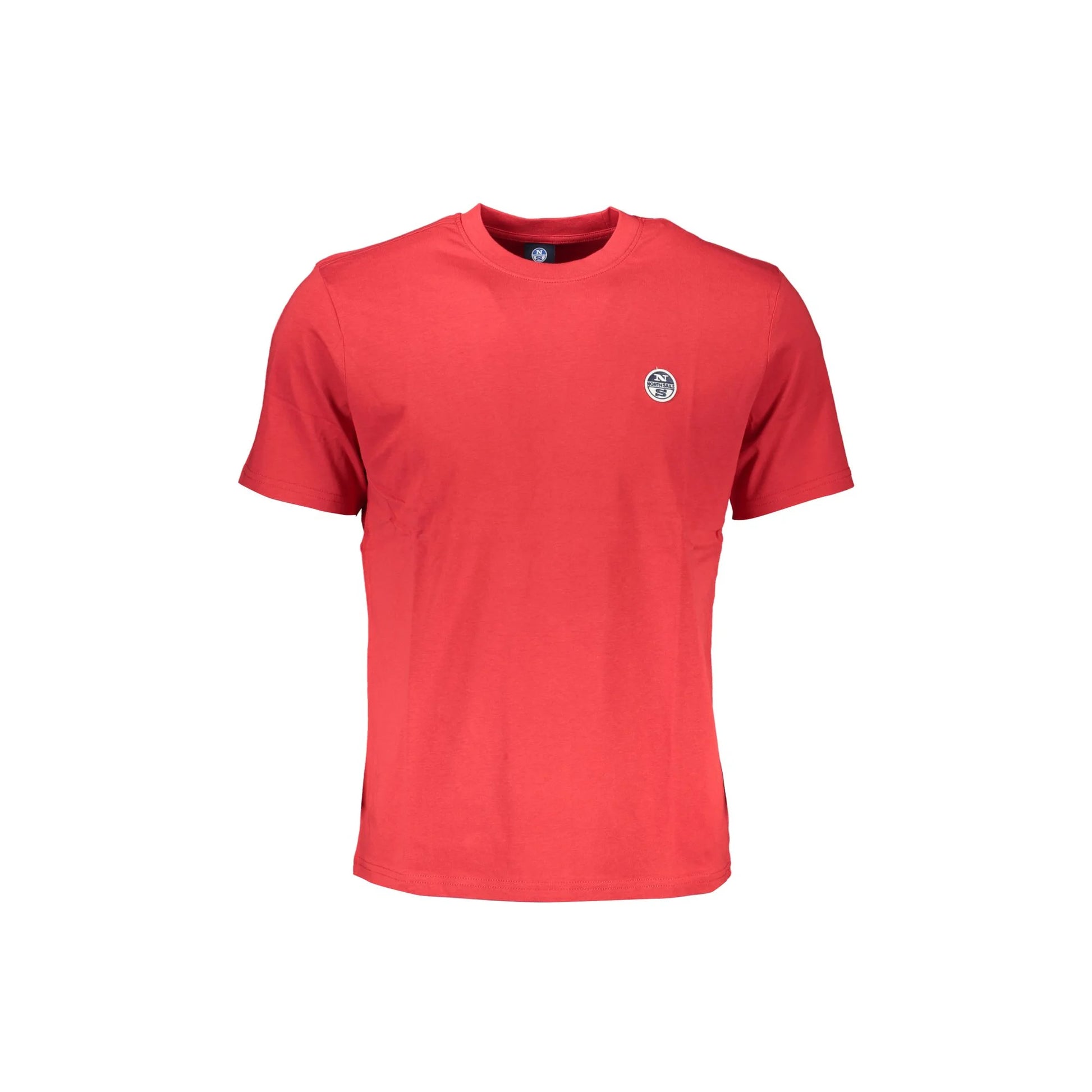 North Sails T-Shirt Maniche Corte Uomo Rossa Logo Rosso - foto prodotto