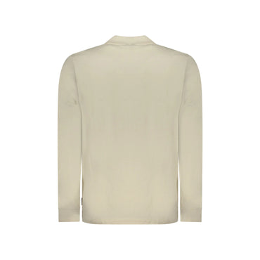 U.S. Grand Polo Uomo Beige Maniche Lunghe Cotone Ricamo Logo - vista 2