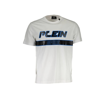 Plein Sport T-Shirt Maniche Corte Uomo Bianca Stampa Bianco - foto prodotto