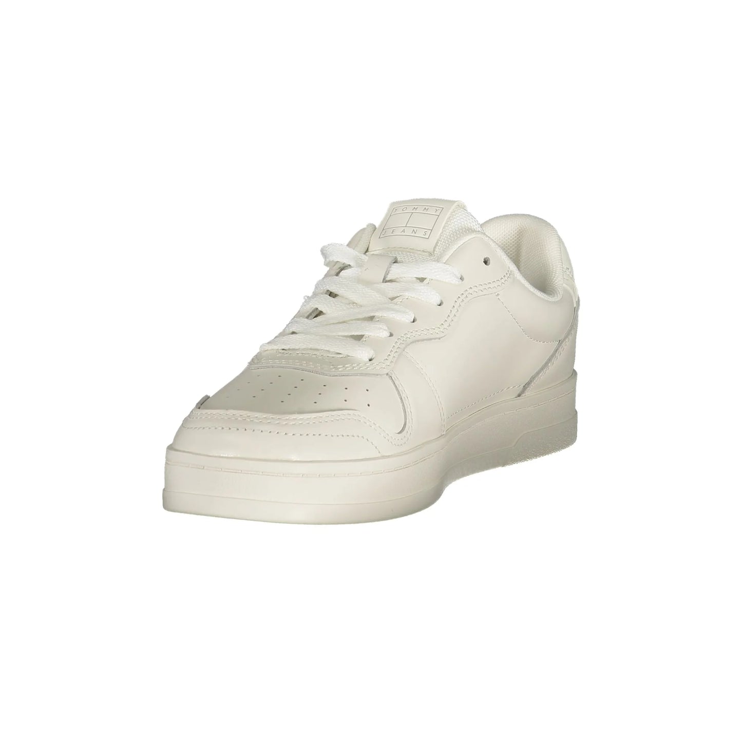 Tommy Hilfiger Sneakers Donna Bianche con Lacci e Logo bianco - vista 3