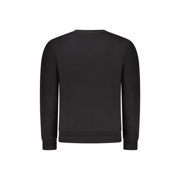 Rifle Felpa Maniche Lunghe Uomo Nera Stampa Logo Felpe nero - vista 2