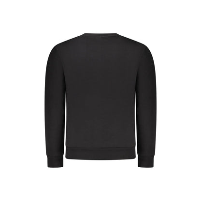 Rifle Felpa Maniche Lunghe Uomo Nera Stampa Logo Felpe nero - vista 2