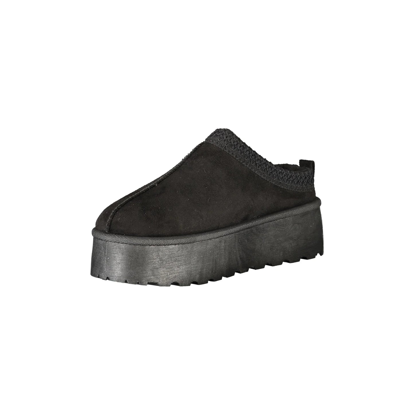 LAURA BIAGIOTTI Sabot Donna Neri Invernale con Pelo e Zeppa 4 cm nero - vista 3