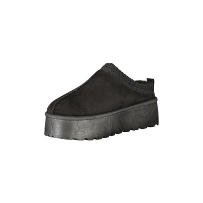 LAURA BIAGIOTTI Sabot Donna Neri Invernale con Pelo e Zeppa 4 cm nero - vista 3