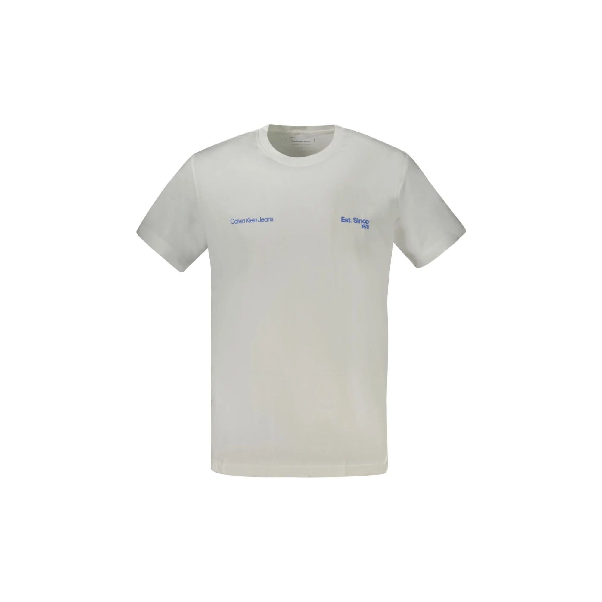 CALVIN KLEIN T-SHIRT MANICHE CORTE UOMO BIANCO