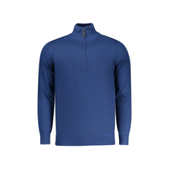 Coveri Moving Pull Homme Bleu Broderie
