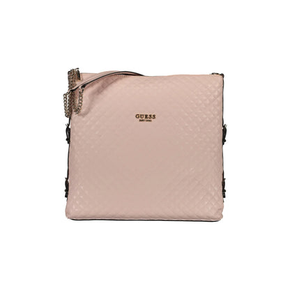 Guess Jeans Borsa a Spalla Donna Rosa Chiusura con Zip Borse - foto prodotto