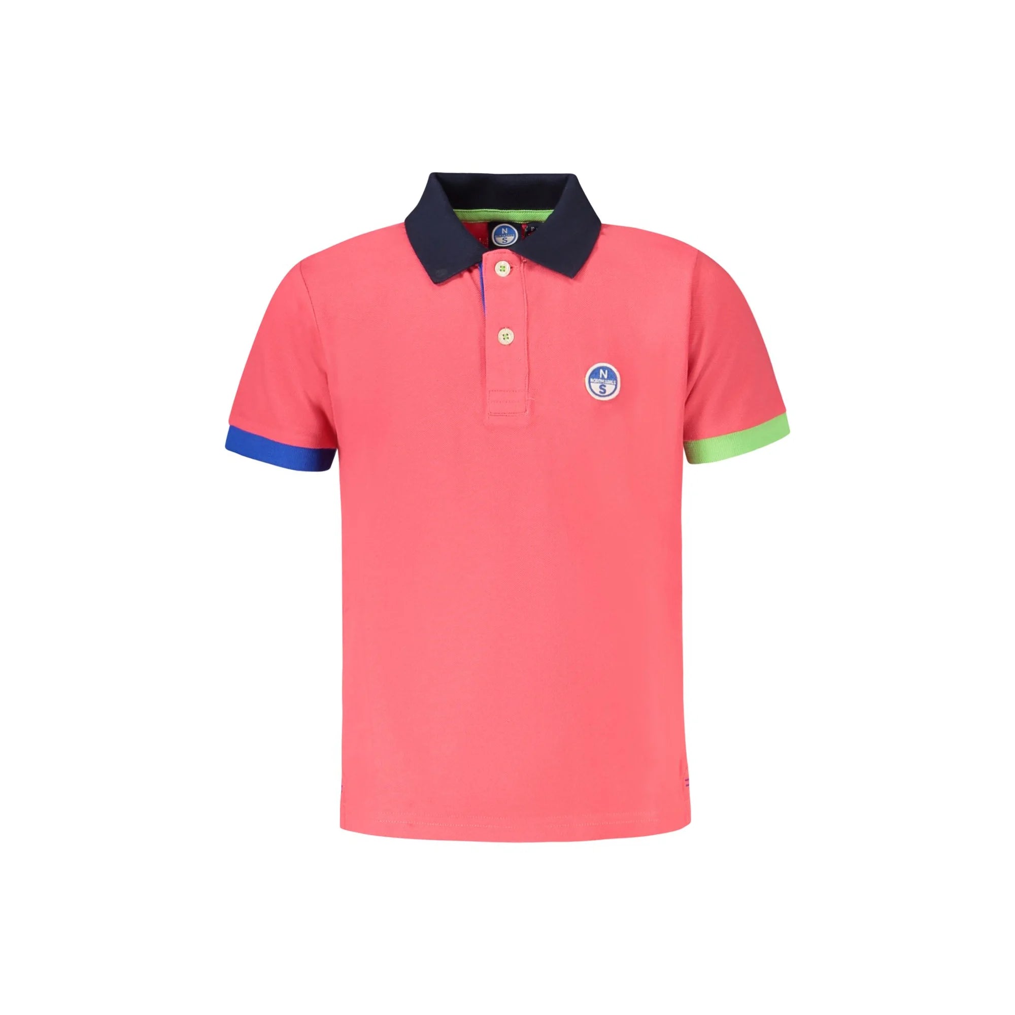 North Sails Polo Maniche Corte Bambino Rosa Logo - foto prodotto