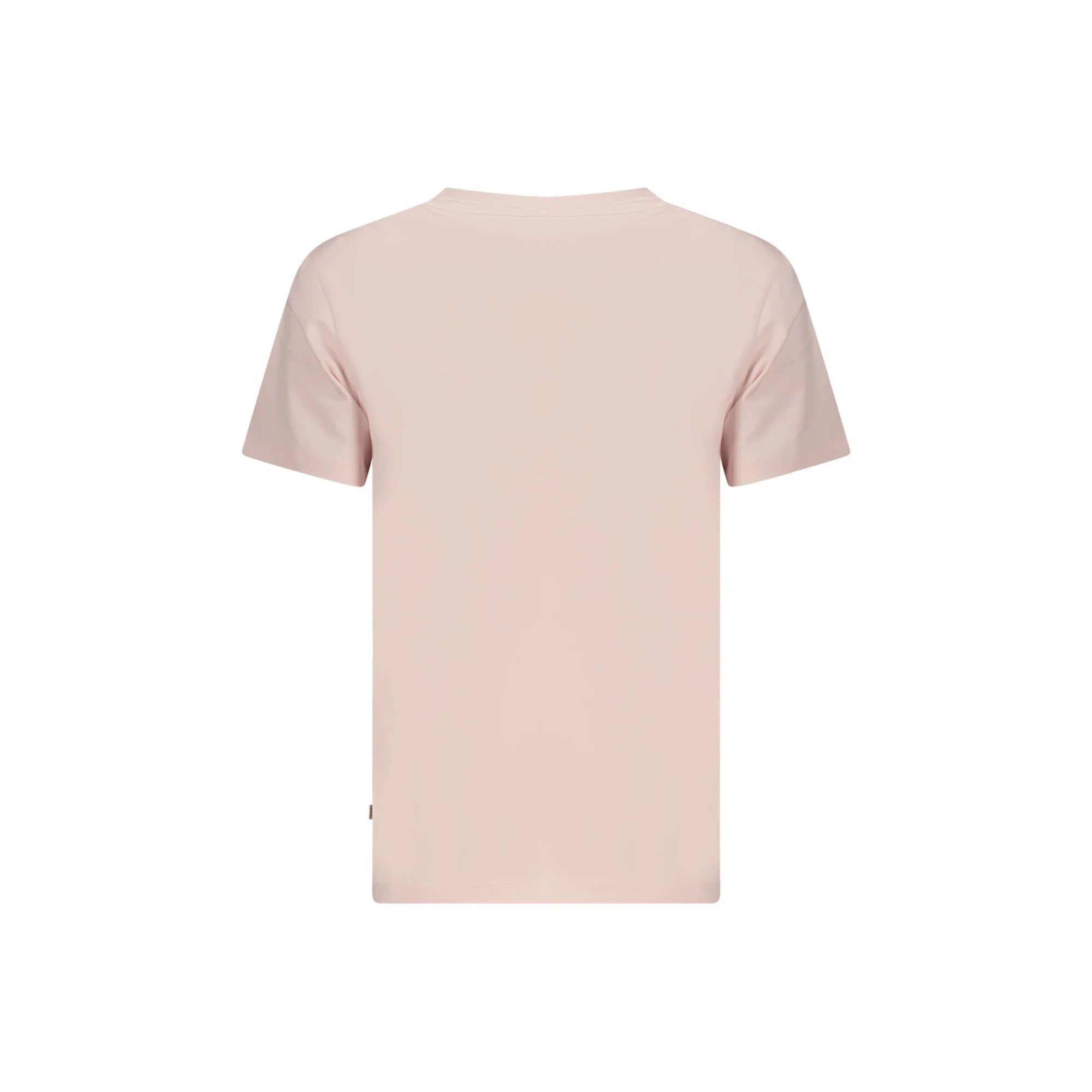 GUESS JEANS T-SHIRT MANICHE CORTE DONNA ROSA