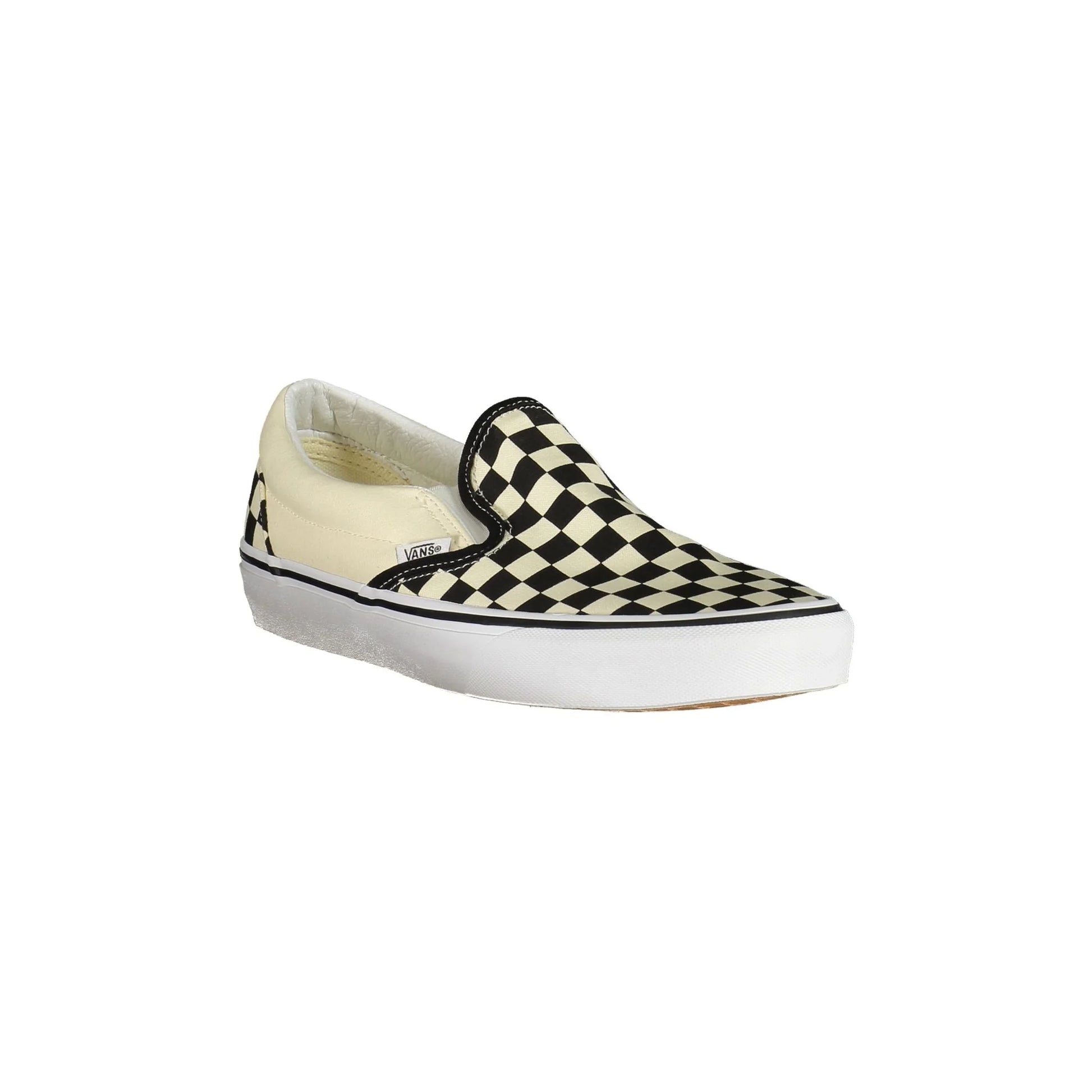 VANS Scarpe Slip-On Donna Bianche a Scacchi con Logo Sneakers bianco - vista 2