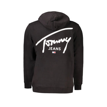 Tommy Hilfiger Felpa Maniche Lunghe Uomo Nera Stampa Logo Felpe nero - vista 2