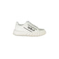 GAELLE PARIS Scarpe Sneakers Donna Bianche con Dettagli a Contrasto Bianco - foto prodotto