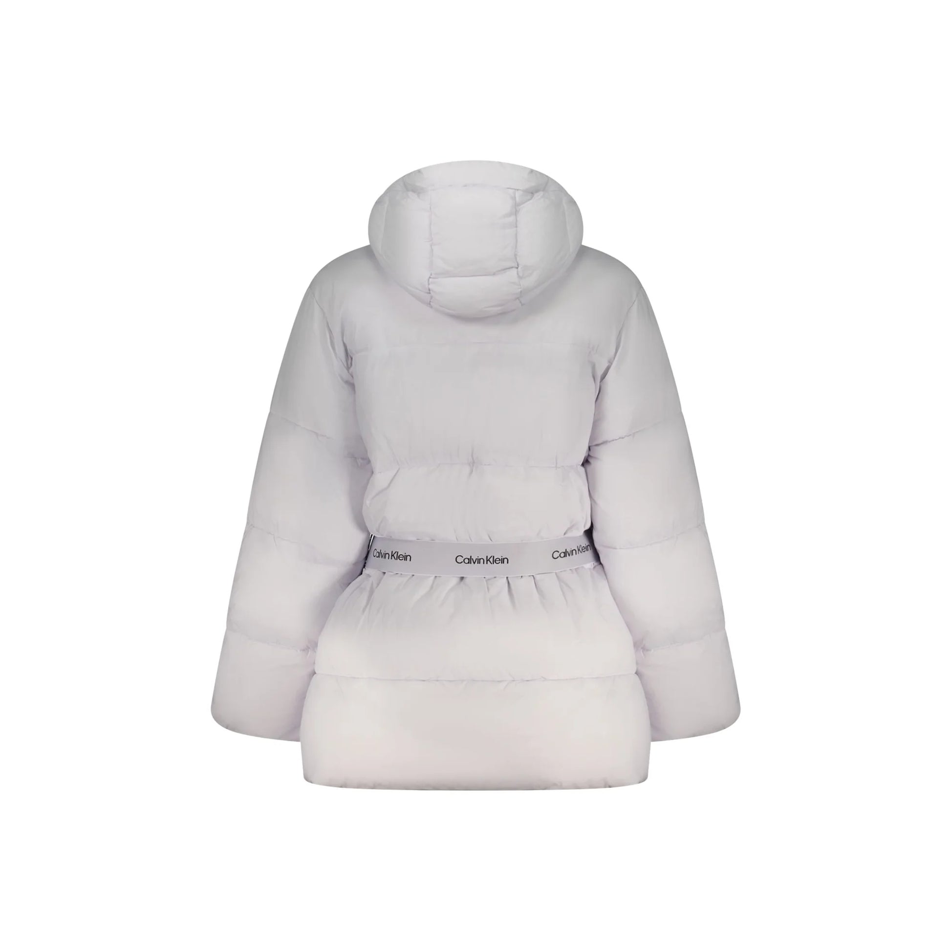 Calvin Klein Giubbotto Donna Cappuccio Zip Tasche Water Repellent Logo Giubbotti e Giacche - vista 2