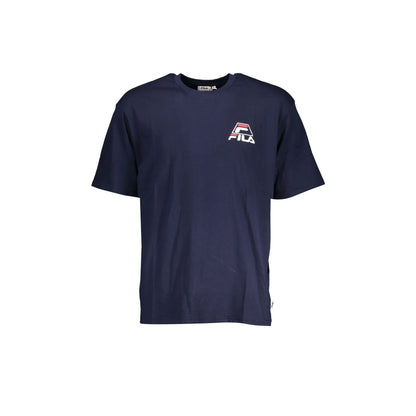 Fila T-Shirt Maniche Corte Uomo Blu Stampa Logo - foto prodotto