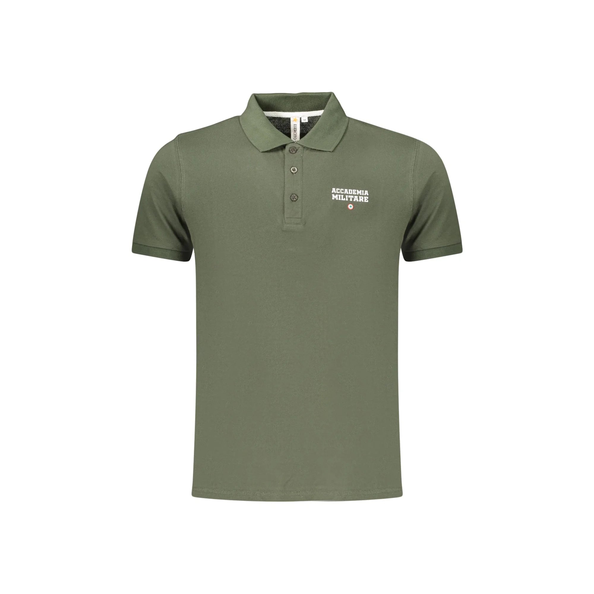 ACCADEMIA MILITARE POLO MANICHE CORTE UOMO VERDE