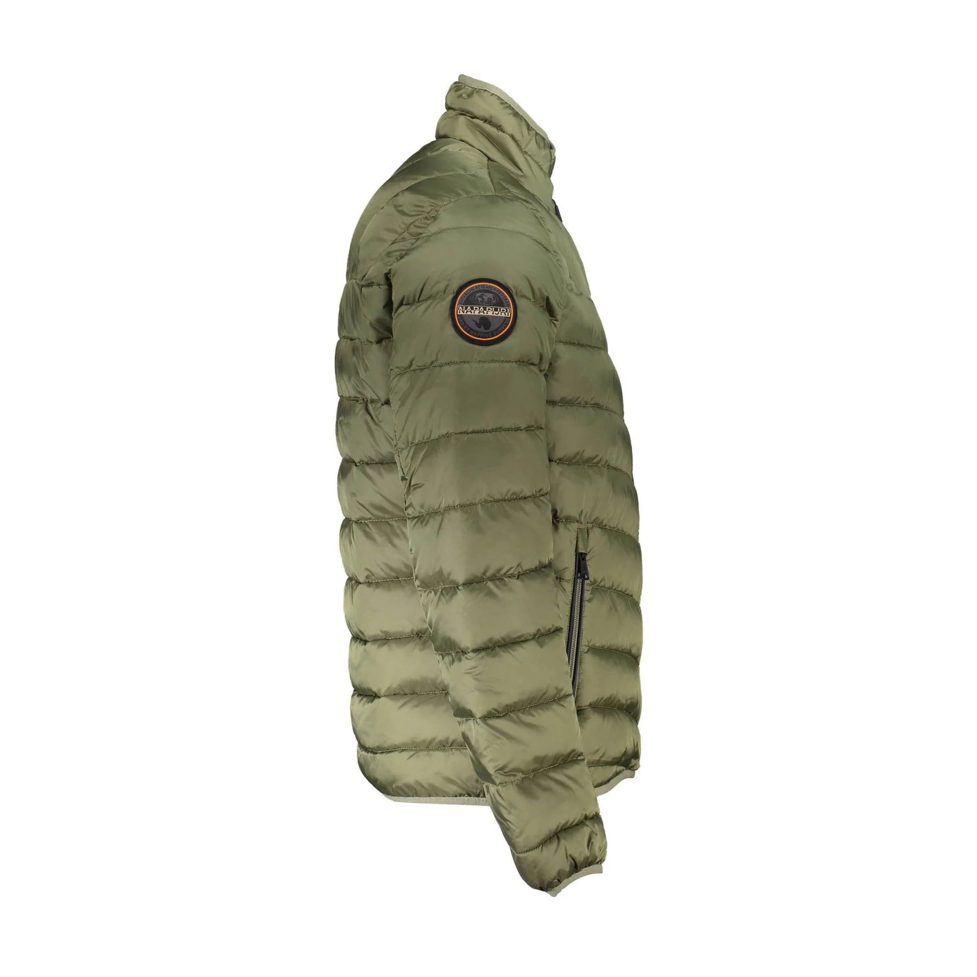 Napapijri Giubbotto Uomo Verde con Tasche e Zip Giubbotti e Giacche - vista 3