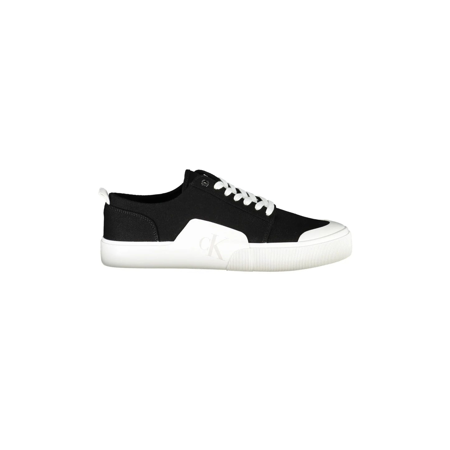 CALVIN KLEIN Scarpe Sportive Uomo Nere con Dettagli a Contrasto Sneakers Nero - foto prodotto