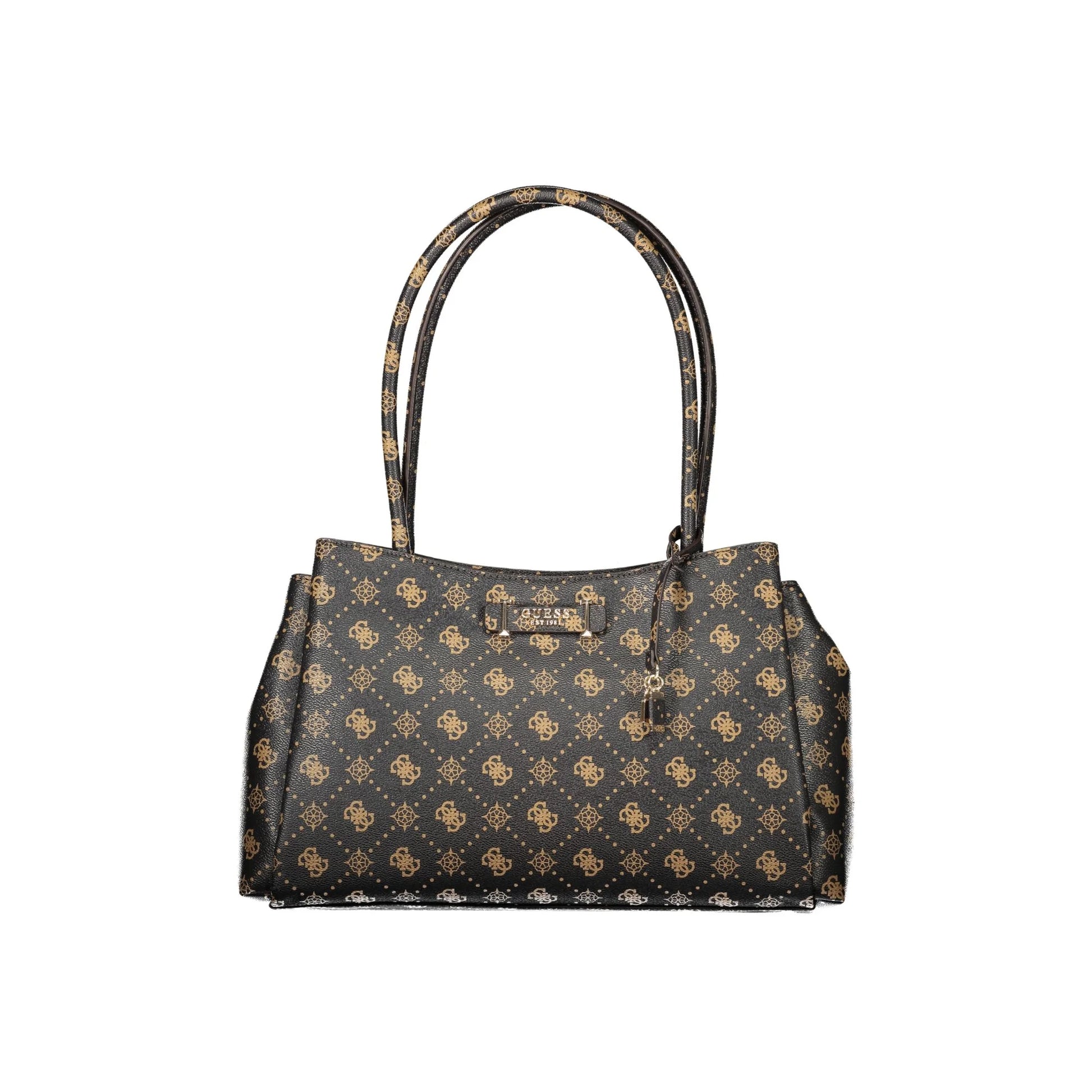 Guess Jeans Borsa a Spalla Donna Marroni Stampa Logo Borse Marrone - foto prodotto