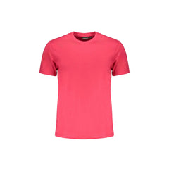 Napapijri T-Shirt Maniche Corte Uomo Rosa Ricamo