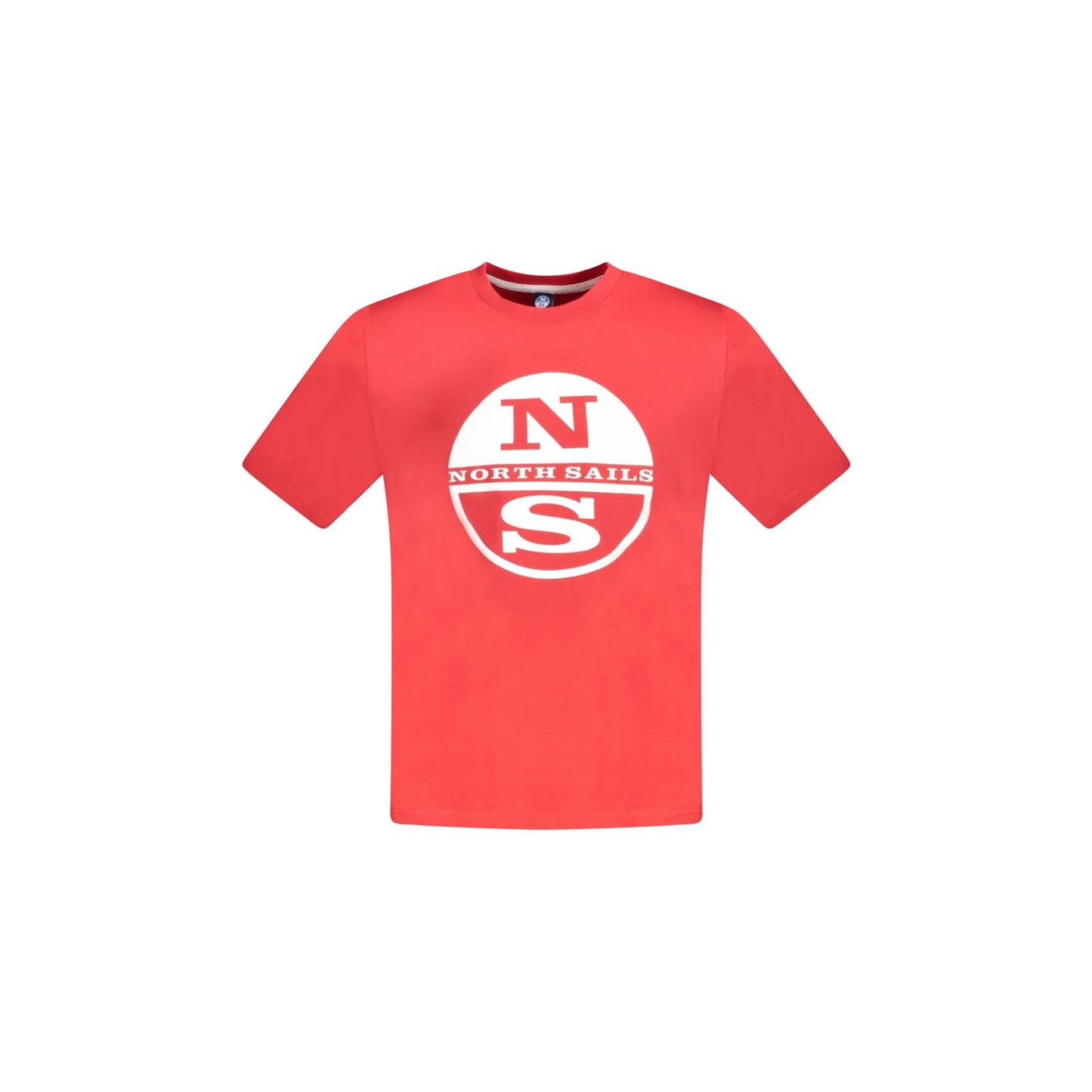 North Sails T-Shirt Maniche Corte Uomo Rossa Stampa Rosso - foto prodotto