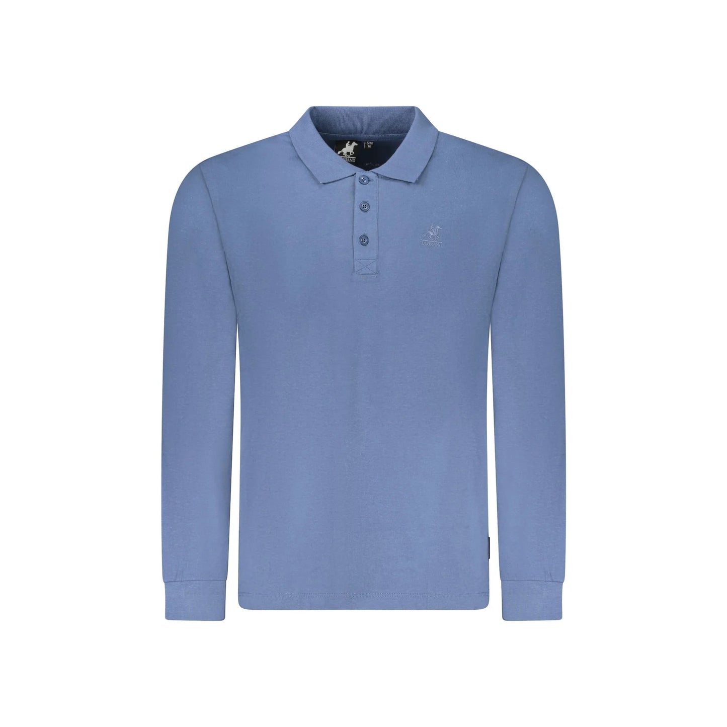U.S. Grand Polo Uomo Blu Maniche Lunghe Cotone Ricamo Logo - foto prodotto