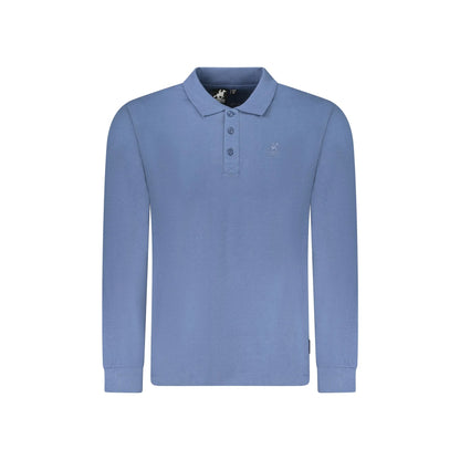 U.S. Grand Polo Uomo Blu Maniche Lunghe Cotone Ricamo Logo - foto prodotto