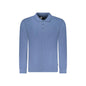 U.S. Grand Polo Uomo Blu Maniche Lunghe Cotone Ricamo Logo - foto prodotto
