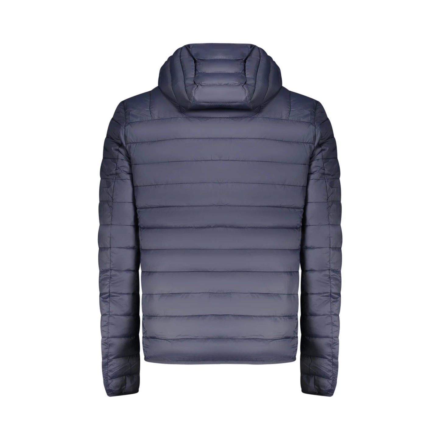 Cavalli Class Giubbotto Uomo Blu con Cappuccio e Imbottitura Leggera Giubbotti e Giacche - vista 2