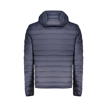 Cavalli Class Giubbotto Uomo Blu con Cappuccio e Imbottitura Leggera Giubbotti e Giacche - vista 2