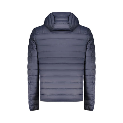 Cavalli Class Giubbotto Uomo Blu con Cappuccio e Imbottitura Leggera Giubbotti e Giacche - vista 2