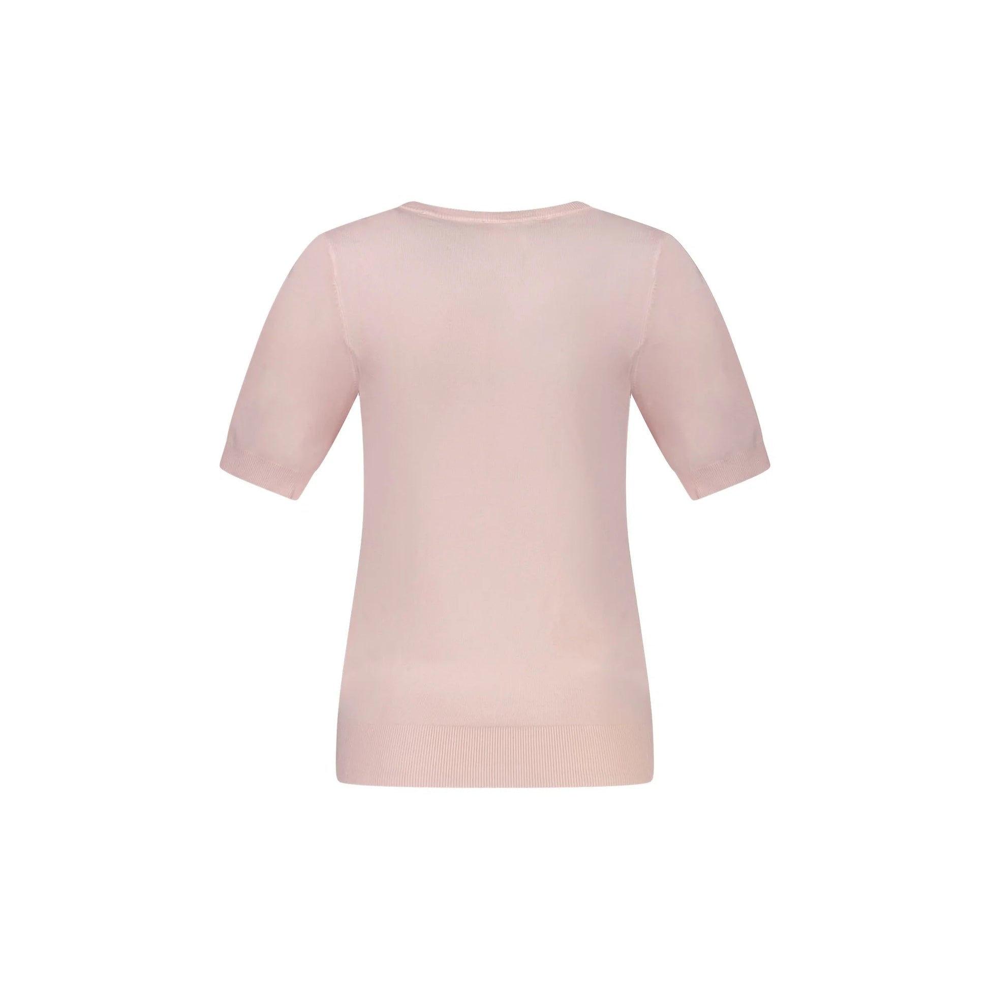 Guess Jeans Maglia Donna Rosa Applicazione Strass Maglie - vista 2