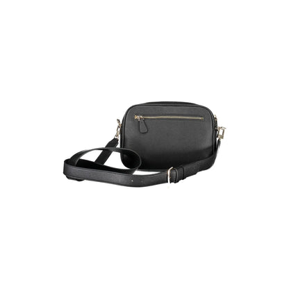 GUESS JEANS Borsa Donna a Tracolla Nera con Chiusura Zip Borse nero - vista 2